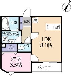 Raffinato　Ogiの物件間取画像